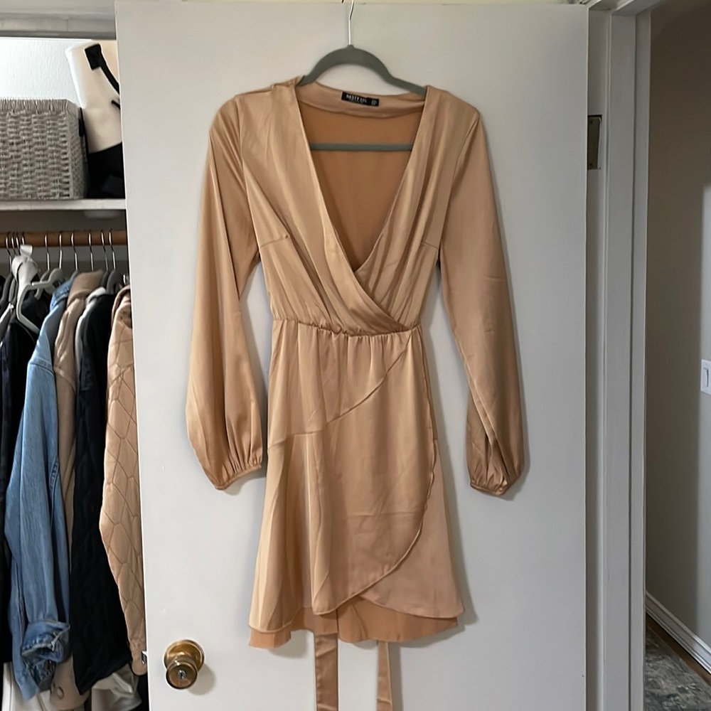 Gold dress